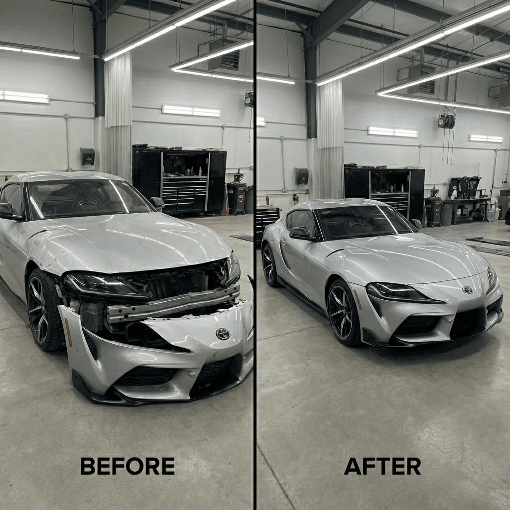 Autobody work showcase